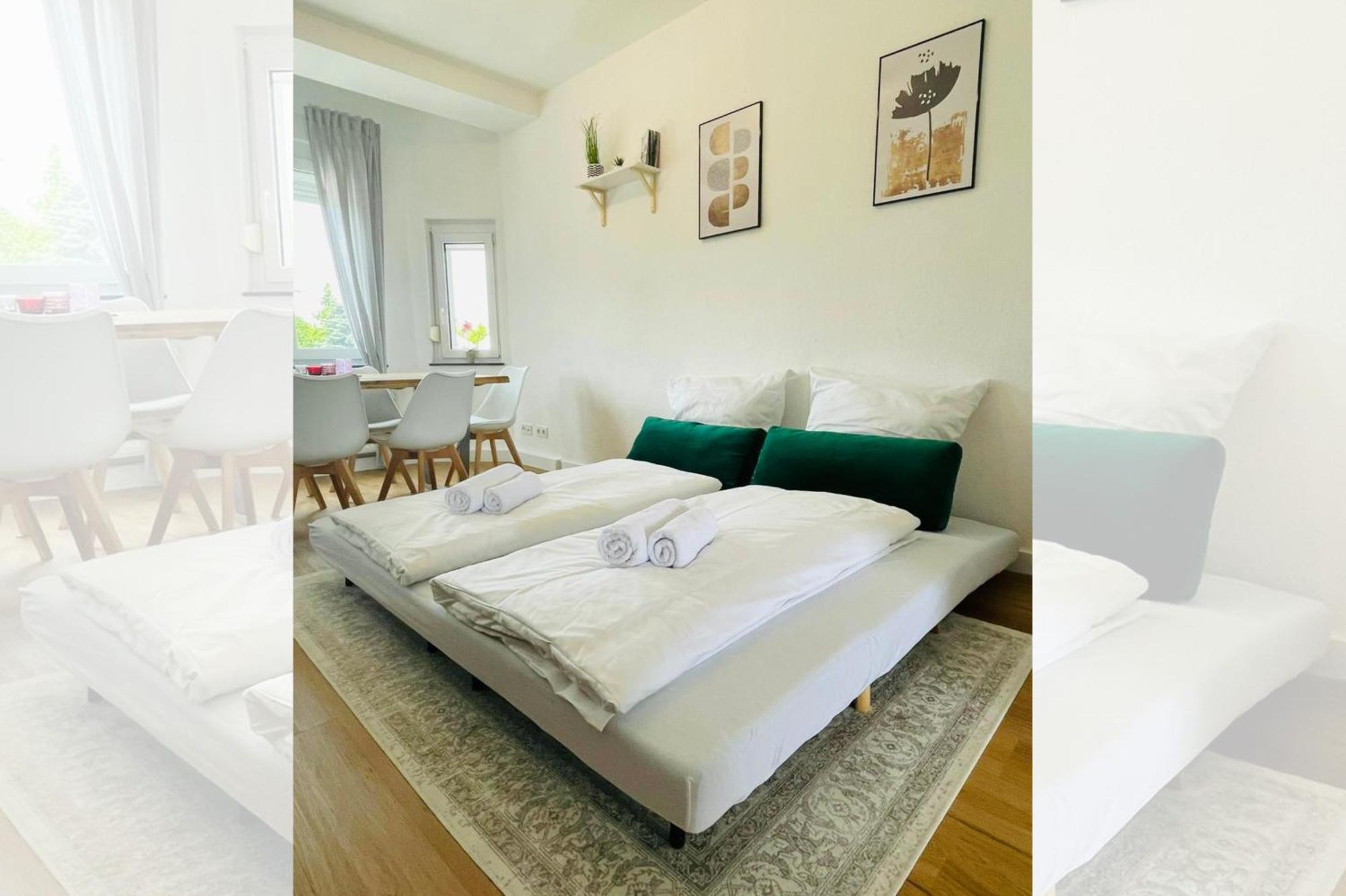 Peter Apartments - Wohnung 90Qm, 3 Schlafzimmer, Kueche, Wohnzimmer, Balkon, Netflix Фульда Экстерьер фото